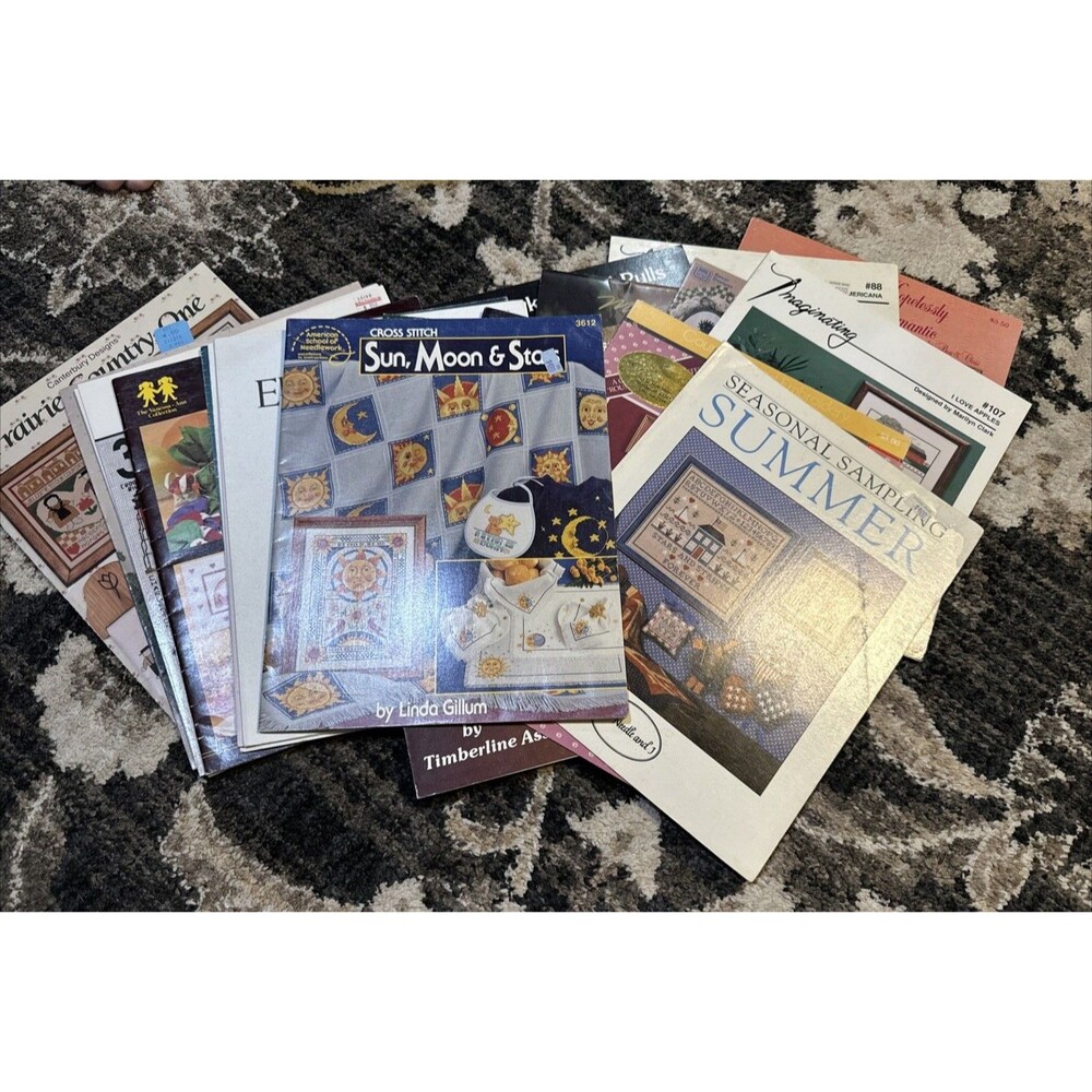 Cross Stitch Book Lot #H